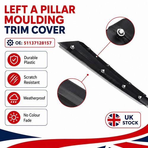 Left front pillar trim - left, cover