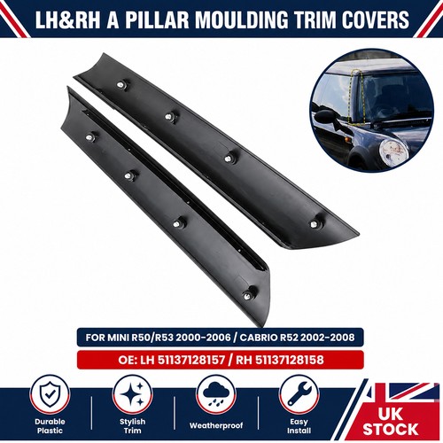 Pair pillar trim covers - pair,